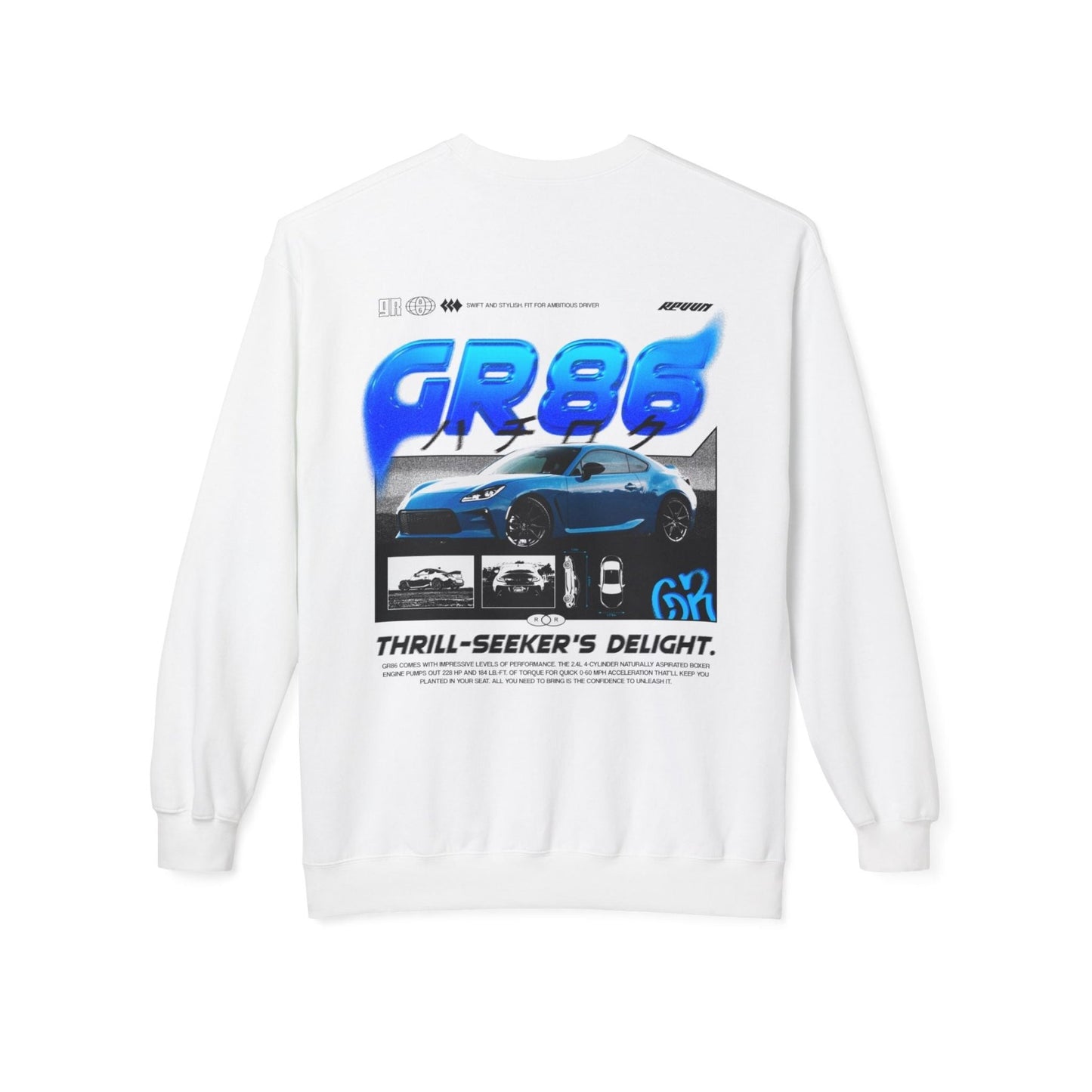 GR86 Sweatshirt - REVVN | Streetwear For Automotive Enthusiasts