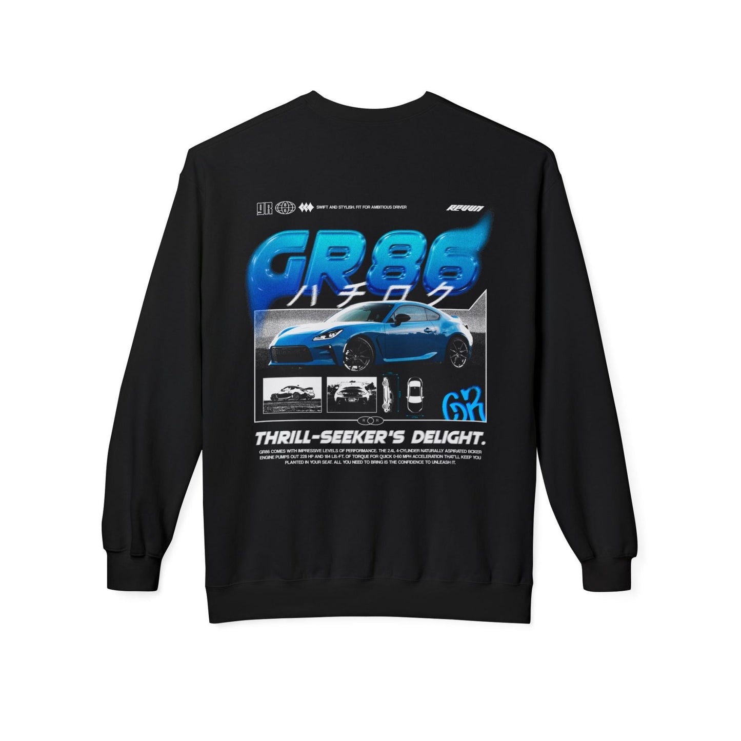 GR86 Sweatshirt - REVVN | Streetwear For Automotive Enthusiasts