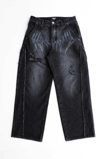 Underdog Distressed Baggy Jeans - RJ001