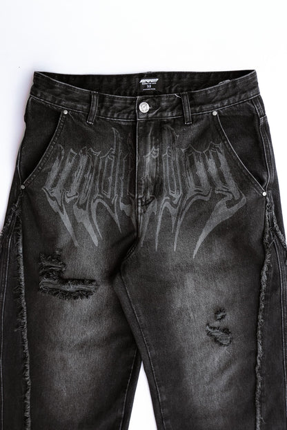 Underdog Distressed Baggy Jeans - RJ001