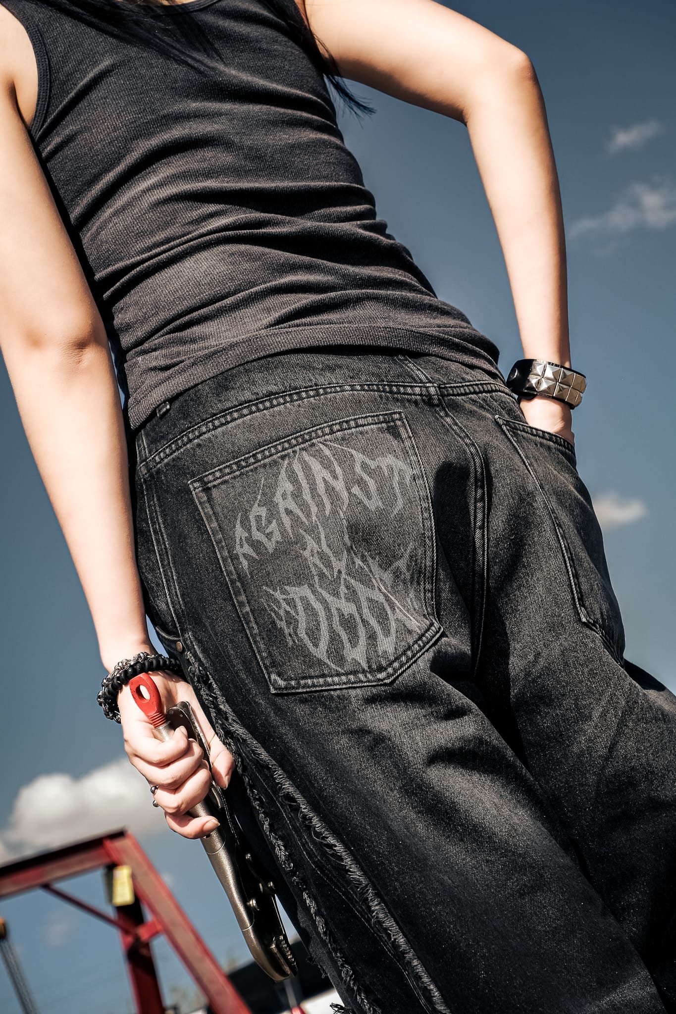 Underdog Distressed Baggy Jeans - RJ001