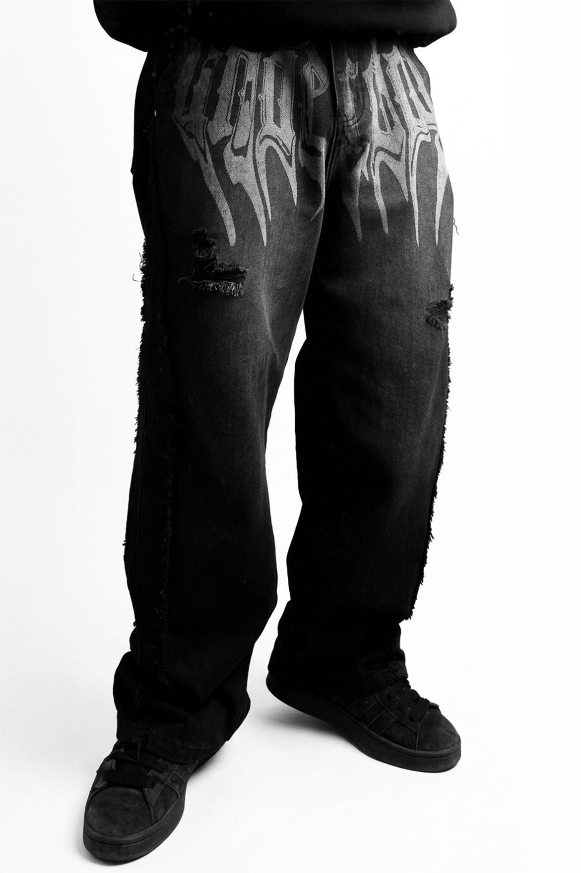 Underdog Distressed Baggy Jeans - RJ001