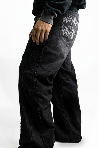 Underdog Distressed Baggy Jeans - RJ001