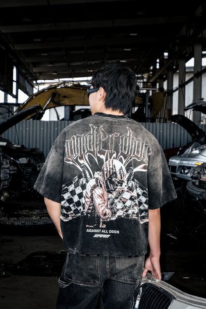Underdog Distressed Box Tee - RT002