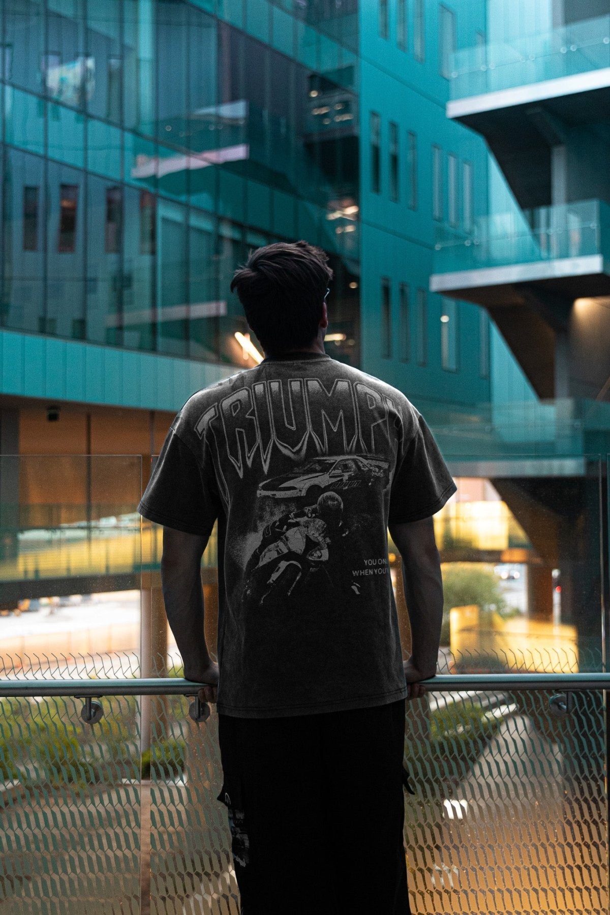 Triumph Oversized T-Shirt - RT001 - REVVN | Streetwear For Automotive Enthusiasts