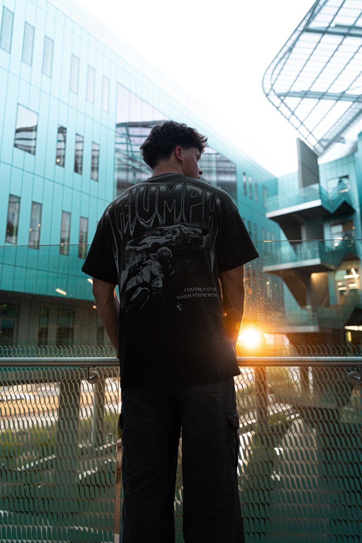 Triumph Oversized T-Shirt - RT001 - REVVN | Streetwear For Automotive Enthusiasts